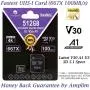 512GB 100MB/s Pro Micro SD Card Plus SD Adapter Pack. Amplim 512 GB MicroSDXC Memory Card (Class 10 U3 A1 V30 UHS-I UHS-1 TF SDXC Card) MicroSD Card for Cell Phone, Galaxy, Fire, GoPro, DJI, Camera