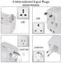 NEWVANGA International Universal All in One Worldwide Travel Adapter Wall Charger AC Power Plug Adapter with Dual USB Charging Ports for USA EU UK AUS European Cell Phone Laptop NEWVANGA International Universal All in One Worldwide Travel Adapter Wall Charger AC Power Plug Adapter with Dual USB Charging Ports for USA EU UK AUS European Cell Phone Laptop