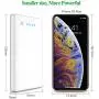 Portable Charger Power Bank【24800mAh】HETP High Capacity External Battery Pack with 4 LED Lights Ultra-Compact High-Speed Recharging Battery Charger for Smart Phone Android Phone Tablet and More- White Portable Charger Power Bank【24800mAh】HETP High Capacity External Battery Pack with 4 LED Lights Ultra-Compact High-Speed Recharging Battery Charger for Smart Phone Android Phone Tablet and More- White