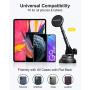 VANMASS Magnetic Phone Car Mount with 6 Powerful Rare-earth Magnets, Durable Aluminium Alloy Structure, Super Sticky Suction Cup, Cell Phone Holder for Car Dashboard Windshield Air Vent, for All Phone