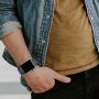 OHCBOOGIE Compatible with Apple Watch Band 38mm 40mm 42mm 44mm, Sport Band Soft Breathable Nylon Replacement Compatible with iWatch Series 5/4/3/2/1,2pack