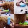 Pet Supplies Dog & Cat Brush for Short, Medium, Long Hair Non Metal Grooming and Deshedding Soft Silicone Brush Gently Removes Loose Hair
