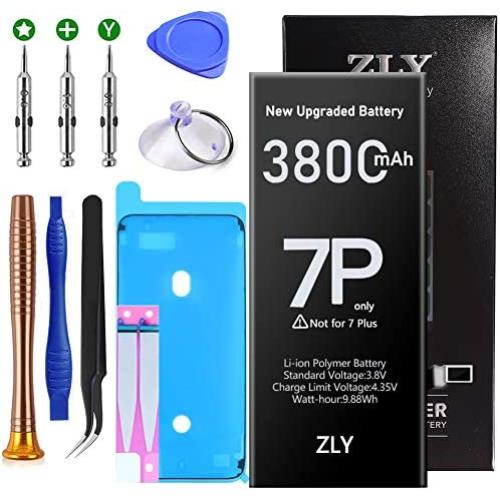 Battery for iPhone 7 Plus, Upgraded 3800mAh New 0 Cycle Higher Capacity Battery Replacement for iPhone 7 Plus with Complete Professional Repair Tools Kits