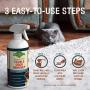 Professional Strength Stain & Odor Remover - Natural Enzyme Cleaner (Bulk 32oz) for Dog & Cat Urine, Waste, Wine, Blood, Vomit, etc. Safe & Effective Pet Smell Eliminator for Carpet, Hardwood & More