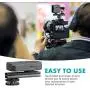 Movo DSE4 Adjustable Cold Shoe Extension Bar - Cold Shoe Rail for DSLR Accessories - Lights, Monitors, Microphones, and More (4") Movo DSE4 Adjustable Cold Shoe Extension Bar - Cold Shoe Rail for DSLR Accessories - Lights, Monitors, Microphones, and More (4")