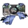 Rednix Blue Mobile PUBG Trigger Controller with Probe Fast Shooting and Sensitive Shoot and aim Enlarge Range fit All Phone Size with Thin Phone case
