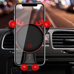 Car Phone Holder,REDSHINE Gravity Car Mount Air Vent Phone Holder for car for iPhone 11/ X/Xs Max/8/7/7P/6s/6P/5S, Galaxy S5/S6/S7/S8/S9,Note8 Google, LG, Huawei and More