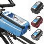Xingny Bike Cycling Front Frame Bag Waterproof Pannier Bicycle Mobile Phone Holder Storage Bag