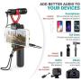 Movo Smartphone Video Rig with Shotgun Microphone, Grip Handle, Wrist Strap for iPhone 5, 5C, 5S, 6, 6S, 7, 8, X, XS, XS Max, 11, 11 Pro, Samsung Galaxy, Note and More
