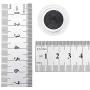 ILS - Round Metal Sucker Game Controller Joystick for Touch Screen Mobile Phone