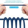 USB Type C Cable, TAKAGI 3Pack 6ft USB C to USB A Nylon Braid Fast Charging Cord High Speed Data Sync Transfer Charger Cable Compatible with Galaxy S9, Note, LG, Pixel 2 XL, Huawei, ONEPLUS (Blue)
