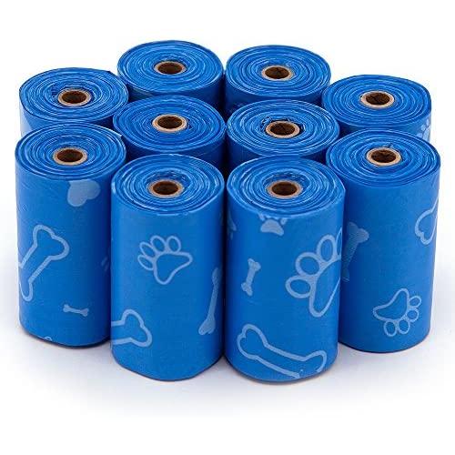 Best Pet Supplies Dog Poop Bags, Rip-Resistant and Doggie Waste Bag Refills with d2w Controlled-Life Plastic Technology
