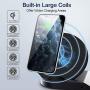 Wireless Charger, QI-EU 3 in 1 Fast Charging Station Compatible with Apple Watch and AirPods Pro, Qi-Certified Wireless Charging Stand for iPhone 11/11pro/11pro Max/X/XS/XR/Xs Max/8/8 Plus