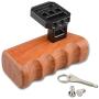 CAMVATE Wooden Handle Grip for Panasonic Camera GH Series(Left Hand)