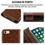 MONASAY iPhone 7 Wallet Case/iPhone 8 Wallet Case/iPhone SE 2020 Case,4.7-inch, [Glass Screen Protector Included] Flip Folio Leather Cell Phone Cover with Credit Card Holder for Apple iPhone 7/8/SE2