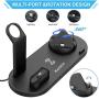 Kertxin Wireless Charger Stand,4 in 1 Wireless Charging Station Dock with USB for Apple Watch iWatch 5 4 3 2 1, Airpods,iPhone 11 11 Pro X Xs XR Max 8 Plus 8,Samsung Galaxy S9 S8
