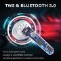 Hottest Selling Bluetooth Earbuds Wireless Bluetooth 5.0 Headphones Bluetooth Earbuds Stereo Earphone Cordless Sport Headsets in-Ear Earphones Built-in Mic Smart Phones Work/Running/Travel/Gym