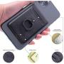 Toydoooco Phone Card Holder with Phone Ring Grip, Adhesive Wallet Cell Phone Pocket Credit Card ID Case for Back of Phone,3M Sticker, Stick-on,Card Sleeve for iPhone,Samsung, Smartphones- Black