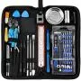 ORIA Screwdriver Set, 84 in 1 with 56 Bits Magnetic Repair Tool Kit with Universal Socket Wrench, Magnetic Parts Tray, Portable Bag for Smartphone, Computer, Tablet, PC, Blue and Black ORIA Screwdriver Set, 84 in 1 with 56 Bits Magnetic Repair Tool Kit with Universal Socket Wrench, Magnetic Parts Tray, Portable Bag for Smartphone, Computer, Tablet, PC, Blue and Black