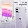 LONTECT for iPhone 11 Case Built-in Screen Protector Glitter Clear Sparkly Bling Rugged Shockproof Hybrid Full Body Protective Case Cover for Apple iPhone 11 6.1 2019, Clear/Silver Glitter LONTECT for iPhone 11 Case Built-in Screen Protector Glitter Clear Sparkly Bling Rugged Shockproof Hybrid Full Body Protective Case Cover for Apple iPhone 11 6.1 2019, Clear/Silver Glitter