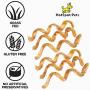 hotspot pets Grass-Fed Bully Sticks for Dogs | One-Ingredient Rawhide-Free Bully Stick Springs | Dental Chew Treat Easy to Digest & Great for Dogs Health | Beef Stick 6 Inches