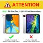 Fintie SlimShell Case for iPad Pro 11 Inch 1st Generation 2018 (Not for iPad Pro 2020) - Lightweight Stand Cover with Pencil Holder, Auto Sleep/Wake, Supports 2nd Gen Pencil Charging, Jungle Night
