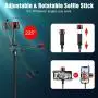Selfie Stick Tripod, CAFELE All in One Extendable Tripod Stand with Detachable Bluetooth Remote,Lightweight Aluminum Tripod for iPhone 11/XS MAX/X/8/8 Plus, Galaxy S10/S9/S9 Plus, More Selfie Stick Tripod, CAFELE All in One Extendable Tripod Stand with Detachable Bluetooth Remote,Lightweight Aluminum Tripod for iPhone 11/XS MAX/X/8/8 Plus, Galaxy S10/S9/S9 Plus, More