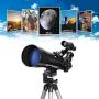 EastPole 70mm Telescope for Beginners and Kids, Refracter Travel Scope for Viewing Moon Stargazing Outdoor Activities, FMC Lens, BAK4 Prism, Tripod and 2019 New Smartphone Mount (MidnightBlack)