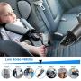 Car Vacuum Cleaner, POWERGIANT Handheld Cordless Rechargeable Vacuum Cleaner Car Accessories Kit with Strong Suction and LED Lights for Home Office Pet Hair Care and Car Interior Cleaning