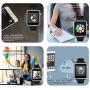 Padgene Bluetooth Smartwatch,Touchscreen Wrist Smart Phone Watch Sports Fitness Tracker with SIM SD Card Slot Camera Pedometer Compatible with iPhone iOS Android for Kids Men Women (Black Silver)