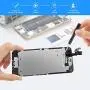 Compatible with iPhone 6 Screen Replacement Black 4.7 Inch Full Assembly LCD Display Digitizer with Front Camera, Ear Speaker, Proximity Sensor and Repair Tool Set (A1549 A1586 A1589) Compatible with iPhone 6 Screen Replacement Black 4.7 Inch Full Assembly LCD Display Digitizer with Front Camera, Ear Speaker, Proximity Sensor and Repair Tool Set (A1549 A1586 A1589)