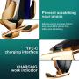 KMI CHOU R2 Wireless Car Charger,Automatic Clamping IR Intelligent Wireless Car Charger Mount - Car Charger Holder 10W Fast Charging for iPhone Xs Max/XR/X/8/8Plus Samsung S10/S9/S8/Note 8（Gold）