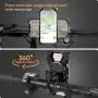 Bike Phone Mount,Phone Holder for Motorcycle - 360°Rotation Bike Mount,One-Switch Lock,Universal Bike Phone Holder Compatible with iPhone 11 Xs Max XR X 8 7 6 Plus Samsung S10+ S9 S8, Note 10 9 8 Bike Phone Mount,Phone Holder for Motorcycle - 360°Rotation Bike Mount,One-Switch Lock,Universal Bike Phone Holder Compatible with iPhone 11 Xs Max XR X 8 7 6 Plus Samsung S10+ S9 S8, Note 10 9 8