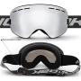 Hongdak Ski Goggles, Snowboard Goggles UV Protection, Snow Goggles Helmet Compatible for Men Women Boys Girls Kids, Anti