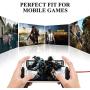XuBa Gamepad for Knives Out Mobile Phone Shoot Game Controller L1R1 Shooter Trigger Fire Button 3 in 1 for iOS Android