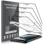 LK [4 PACK] Screen Protector for iPhone SE 2020 / iPhone SE2 Tempered Glass, 9H HD Clear Tempered Glass for iPhone 8/7 / 6S / 6 [Anti-Scratch] [Case Friendly] [Alignment Frame Easy Installation]