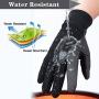 OZERO Mens Winter Thermal Gloves Touch Screen Glove Water Resistant Windproof Warm for Driving Cycling Running