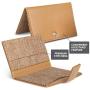 Cell Phone Card Holder Stick on Wallet Phone Pocket for iPhone, Android and All Smartphones (Biege)