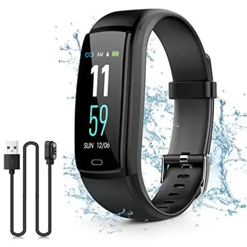 Kirlor Fitness Tracker, Colorful Screen Smart Bracelet with Heart Rate Blood Pressure Monitor,Smart Watch Pedometer Activity Tracker Bluetooth for Android & iOS Kirlor Fitness Tracker, Colorful Screen Smart Bracelet with Heart Rate Blood Pressure Monitor,Smart Watch Pedometer Activity Tracker Bluetooth for Android & iOS