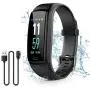 Kirlor Fitness Tracker, Colorful Screen Smart Bracelet with Heart Rate Blood Pressure Monitor,Smart Watch Pedometer Activity Tracker Bluetooth for Android & iOS Kirlor Fitness Tracker, Colorful Screen Smart Bracelet with Heart Rate Blood Pressure Monitor,Smart Watch Pedometer Activity Tracker Bluetooth for Android & iOS