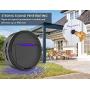 weird tails Wireless Doorbell, Dog Bells for Potty Training IP55 Waterproof Doorbell Chime Operating at 950 Feet with 55 Melodies 5 Volume Levels LED Flash