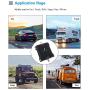 Cell Phone Signal Booster for Car, RV and Truck - Enhance 4G Data and Volte for Verizon, AT&T and T-Mobile - Dual 700MHz Band 12/13/17 Cellular Repeater Antenna Kit for Vehicle