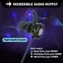 Insten 3.5mm Gaming Earbuds with Mic Audio, In-Ear Headset Stereo Headphone with Detachable Dual Microphone Compatible with PS4, Nintendo Switch Lite, PC Mobile Game & Cell Phone Laptop Tablet - Black Insten 3.5mm Gaming Earbuds with Mic Audio, In-Ear Headset Stereo Headphone with Detachable Dual Microphone Compatible with PS4, Nintendo Switch Lite, PC Mobile Game & Cell Phone Laptop Tablet - Black
