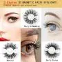 Magnetic Eyeliner and Lashes, 3 Pairs Reusable Magnetic Eyelashes with Makeup mirror and Tweezers kit, Natural Look & No Glue Needed Magnetic Eyelashes Magnetic Eyeliner and Lashes, 3 Pairs Reusable Magnetic Eyelashes with Makeup mirror and Tweezers kit, Natural Look & No Glue Needed Magnetic Eyelashes