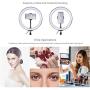 10.2 Inches Ring Light -Dimmable LED Ring Light Kit Photography Light Selfie Fill Light with Mobile Phone Holder for Vlog, Makeup, YouTube, Camera, Photo, Video