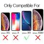 Mkeke Compatible with iPhone XR Case,Clear Anti-Scratch Shock Absorption Cover Case for iPhone XR