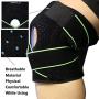Greententljs Pair of Knee Brace Holder with Side Stabilizers - Adjustable Strap Breathable Knee Brace Patella Gel Pads for Knee Support (2 PCS, Green)