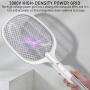 Bug Zapper, Mosquito Killer Mosquitoes Lamp & Racket 2 in 1, USB Rechargeable, 6 LED Light beads, Insect Trap Electric for Home and Outdoor Insect and Flying Bugs Trap Fruit Fly Gnat Mosquito Killer