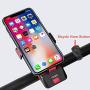 Miwaimao Bike Light Front Set Multifunction 4 in 1, USB Rechargeable Bicycle LED Headlight, Can be Used as Bicycle Headlight, Mobile Phone Holder, Bicycle Bell, Mobile Power (4000 mAh)