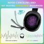 PANICKY Gaming Headset PS4, Xbox one Headset with mic, Headphone with LED Light/Noise Canceling Microphone/Soft Memory Earmuffs/Surround Sound. Compatible with PC, PS4, Xbox One, Nintendo Switch